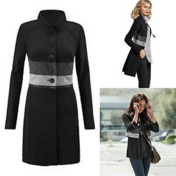 CAbi Jackets & Blazers - CAbi 3176 Convertible Zip Off Jacket Coat Black